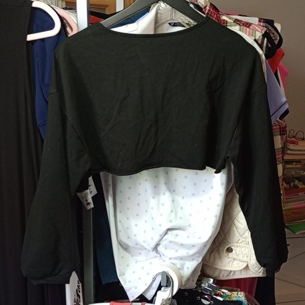 C) SHEIN Black Cropped Top - Picture 4 of 5